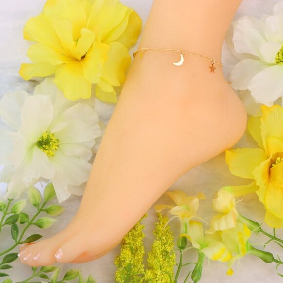 "Minimalist Anklet, Sleek & Modern Design, Women’s Fashion, YC110240-A - Picture 10 of 10